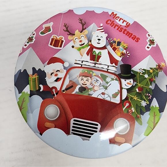 Box of 16 Christmas Candles in Tins Assorted Designs Gifts Girlfriends Party New - Picture 5 of 6